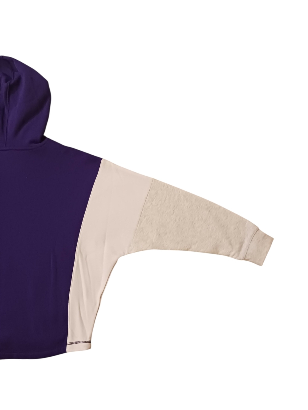 LSU Colorblock Cropped Hoodie - Picture 15 of 16